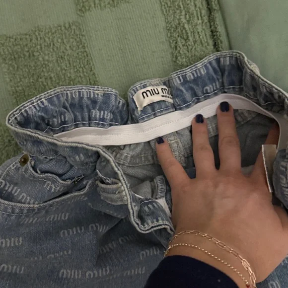 Miu Miu Denim Shorts - Picture 3 of 4